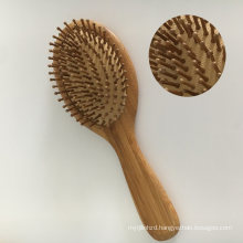 Wholesale Wooden Handle Detangling Paddle Hairbrush